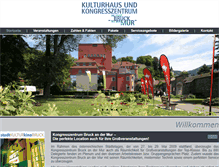 Tablet Screenshot of kongress-bruckmur.at